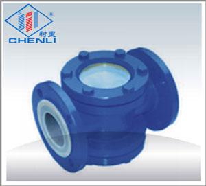 HGSO7F46-16C襯氟視鏡，襯氟閥門，化工防腐閥門，上