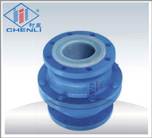 H42F4-16C襯氟止回閥（升降立式）襯氟閥門，化工防腐閥