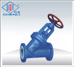 J45F46-16C襯氟截止閥（直流式）襯氟截止閥化工防腐上