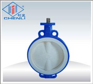 DO71F4/F46全襯四氟無頭蝶閥襯氟蝶閥化工防腐上海襯里